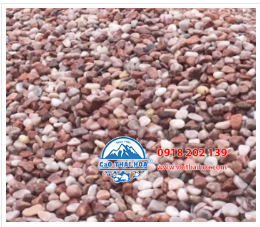 Pink gravel