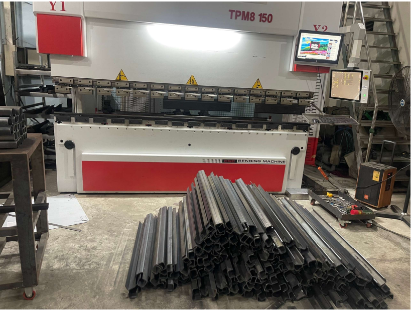 Plate bending