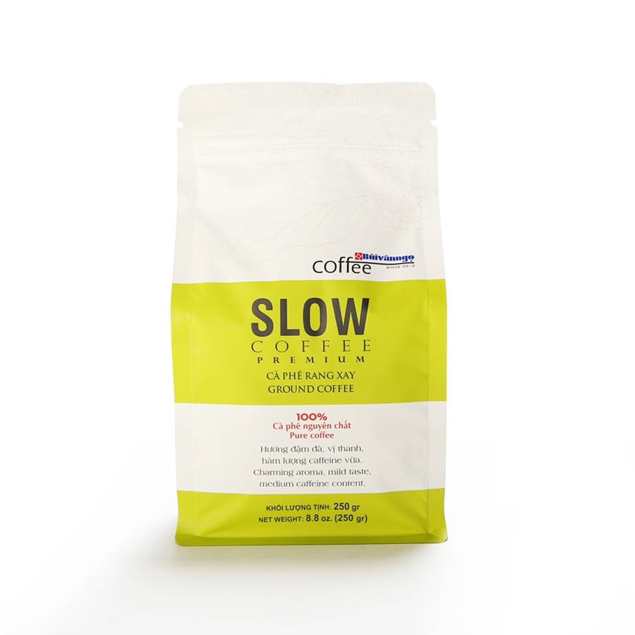 Slow roasted coffee
