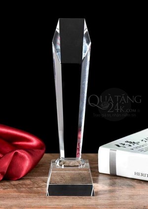 Crystal trophy