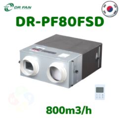 DR heat recovery ventilation device
