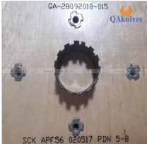 Serrated hole puncher