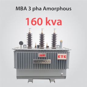 Amorphous three phrase transformer 160kva