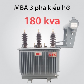 Open type three phrase transformer 180kva