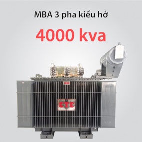 Open type three phrase transformer 4000kva