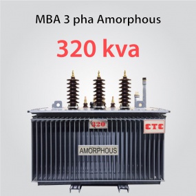 Amorphous three phrase transformer 320kva