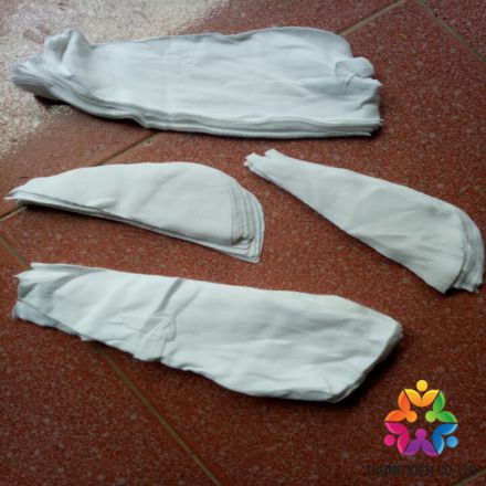 White cleaning rag