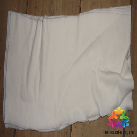 White cotton cleaning rag