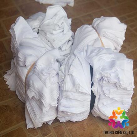 White cleaning rag