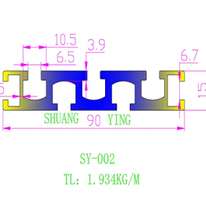 Extruded aluminum profile