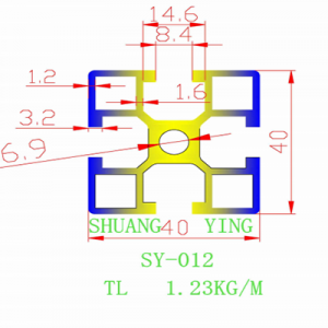 Extruded aluminum profile
