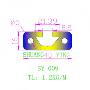Extruded aluminum profile