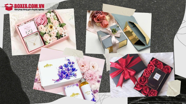 Corrugated gift boxes