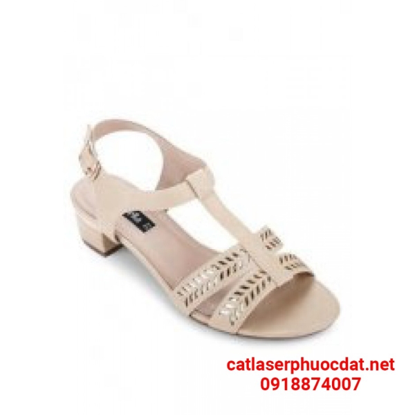 Shoe strap laser cutting