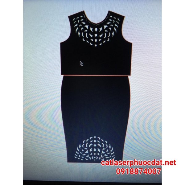 Textile laser cutting