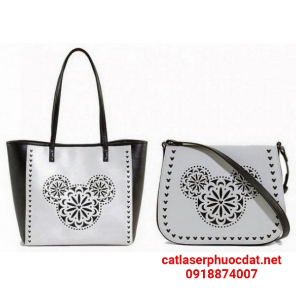 Leather laser cutting