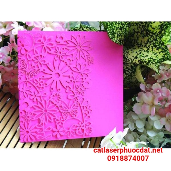 Paper laser cutting