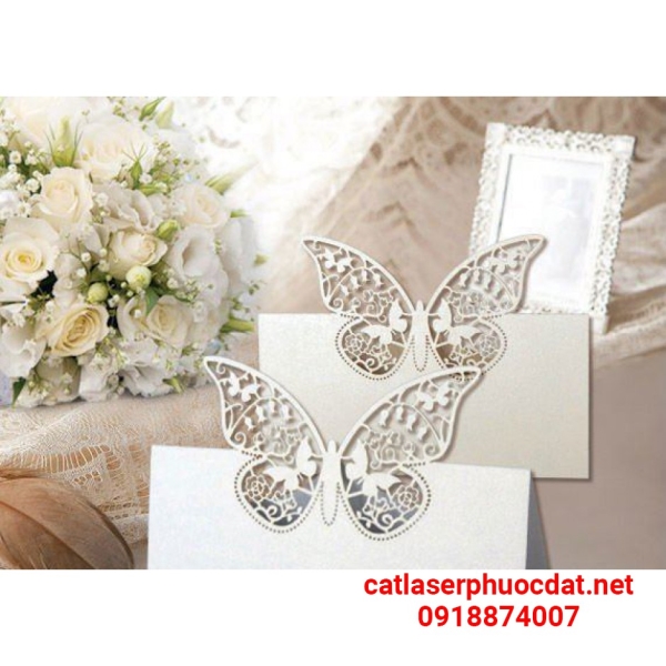 Paper laser cutting