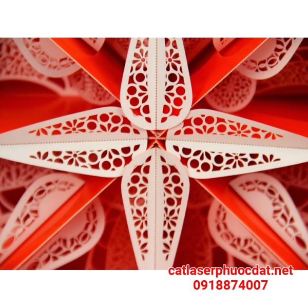 Paper laser cutting