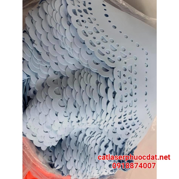 Fabric laser cutting