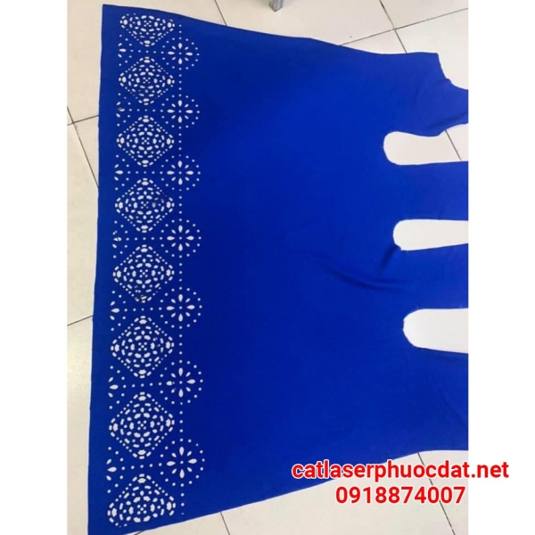 Fabric laser cutting