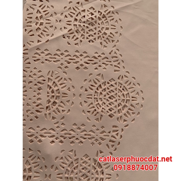 Fabric laser cutting