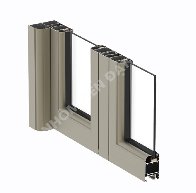 1000 aluminium system door