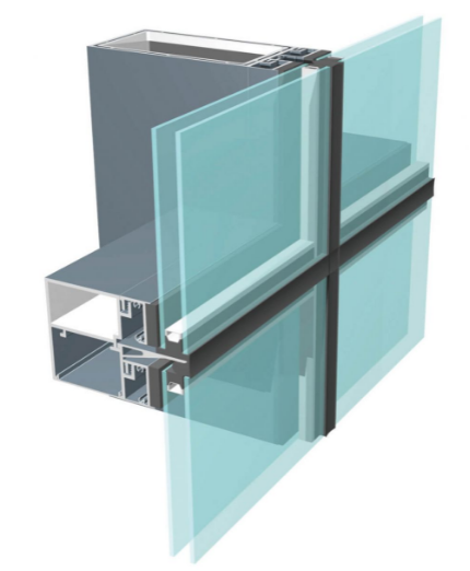 Aluminum profile partition