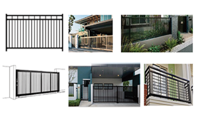Aluminum system fence