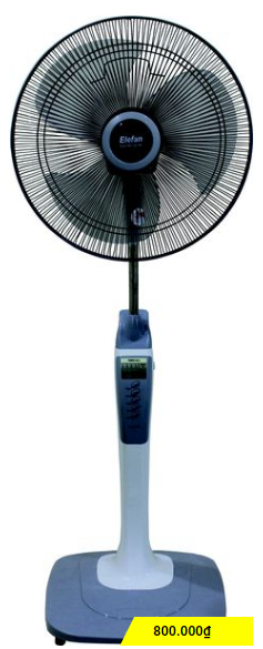 Standing fan with remote control