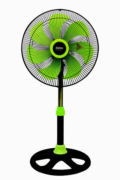 Metal pedestal fan with 7-blade propeller