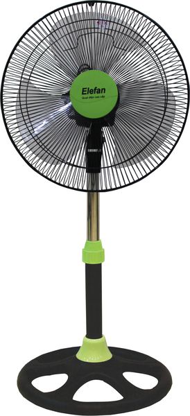 Pedestal fan with 3-blade stainless steel propeller