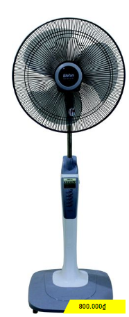Standing fan with remote control