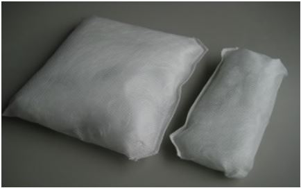 Glass fiber bag with roving