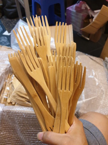Bamboo fork