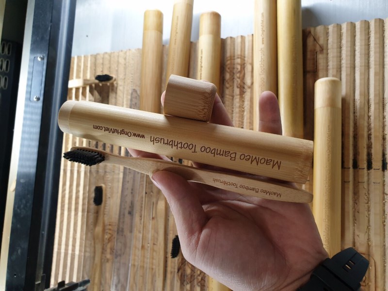 Bamboo brush set