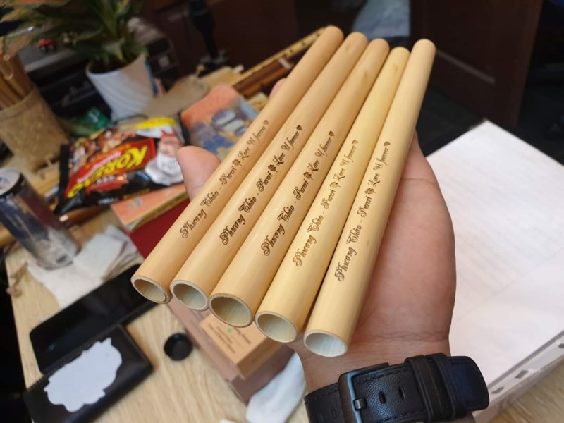 Bamboo straw