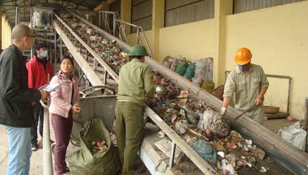 Waste recycling service