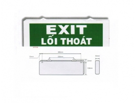 Exit sign