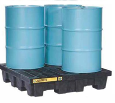 Oil spill resistant pallet