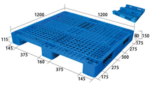 3-Foot Plastic Pallet