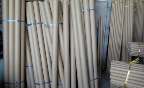 Paper core for textile field