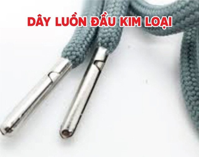 Drawcord with metal head