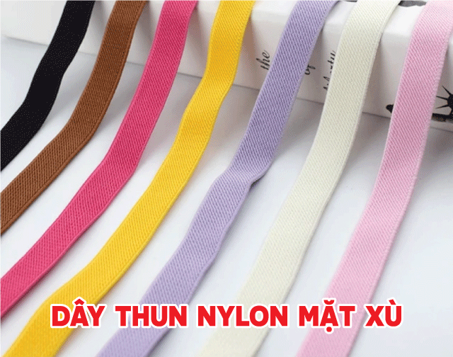 Nylon elastic band with rough surface