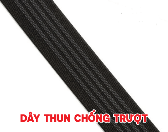 Anti-slip woven elastic band