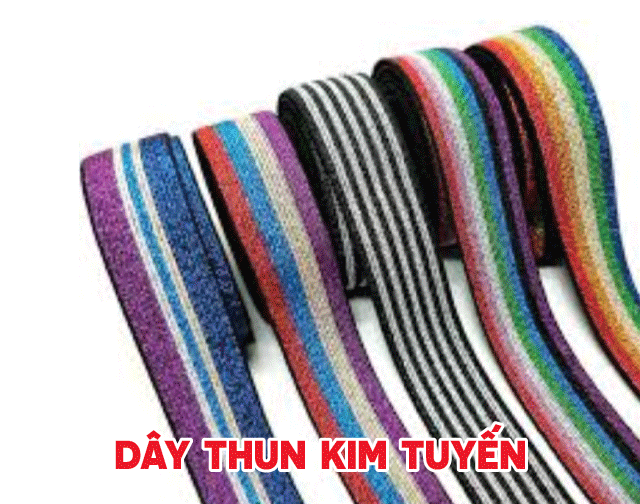 Glitter woven elastic band