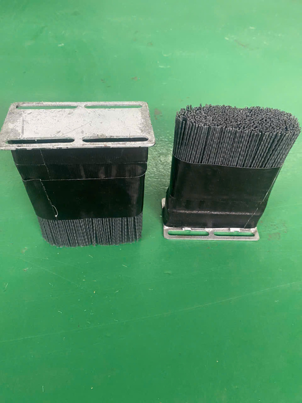 Abrasive nylon brush