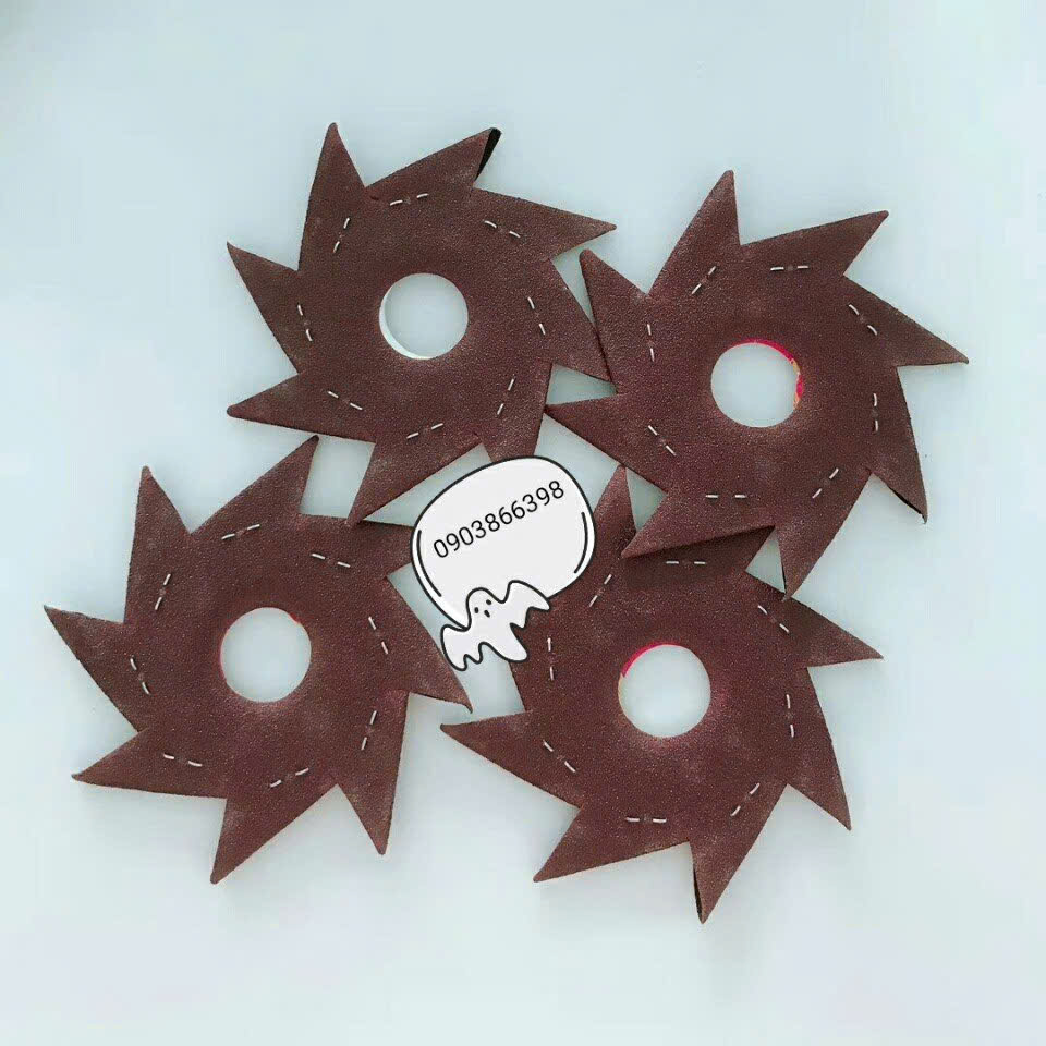 Star shaped abrasive wheel