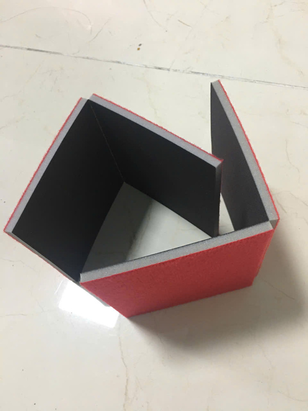 Square abrasive sheet