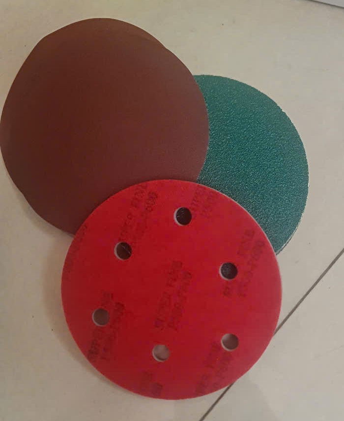 Round abrasive sheet